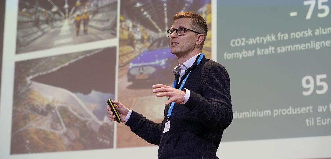 Presentasjon om bærekraftig aluminiumsproduksjon, Industridagen 2025