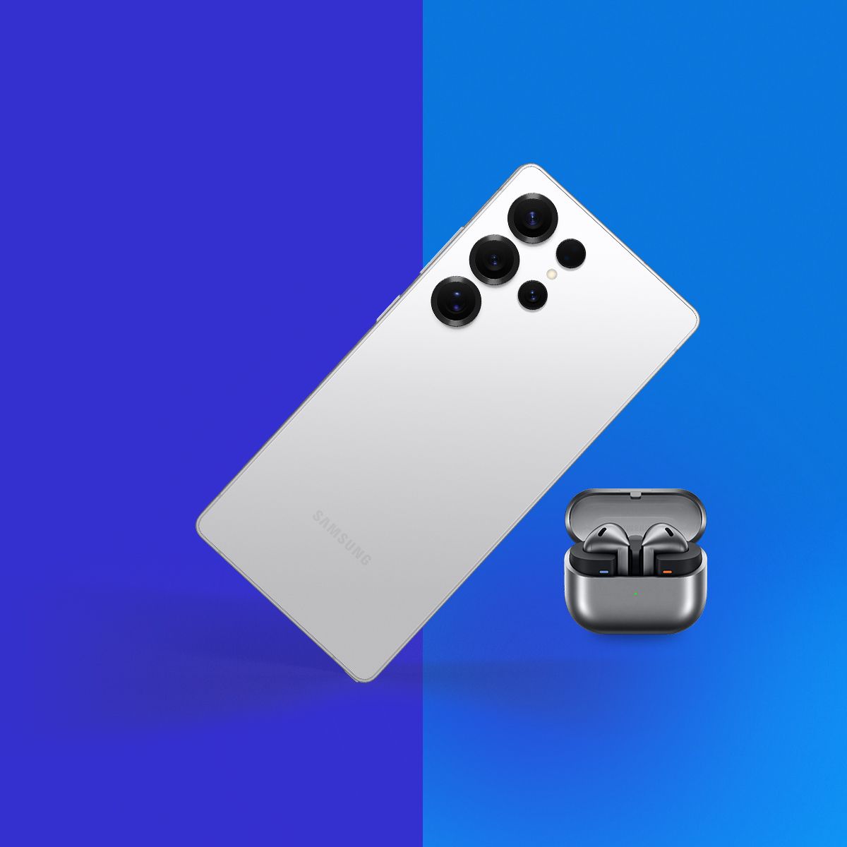 samsung galaxy s25-serien med galaxy buds3