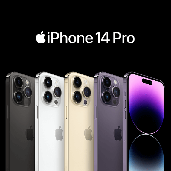 iPhone 14 Pro i alle farger