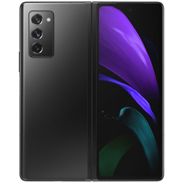 Galaxy Z Fold2 i fargen svart