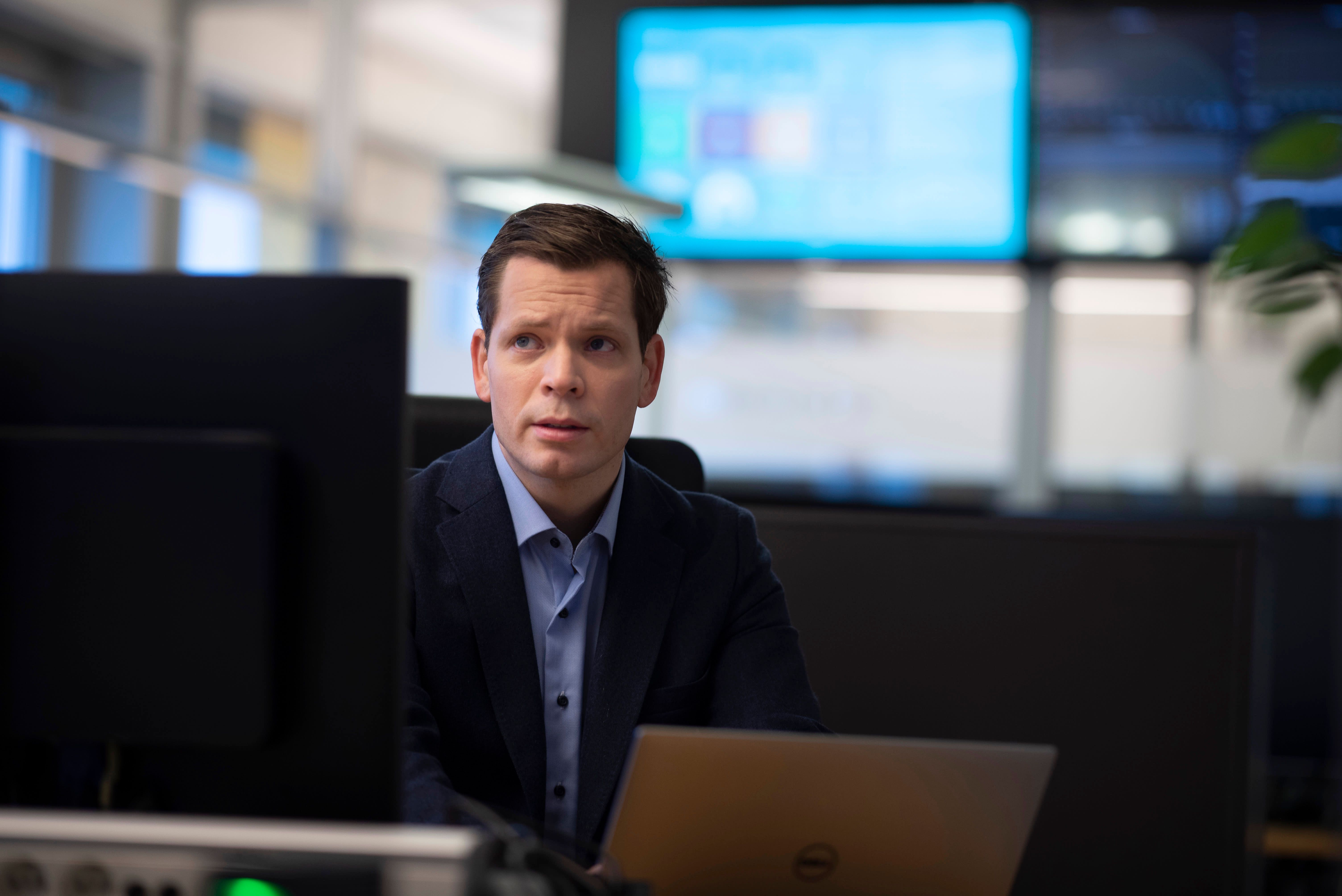 Thorbjørn Busch, sikkerhetsrådgiver i Telenor. (Foto: Martin Fjellanger)