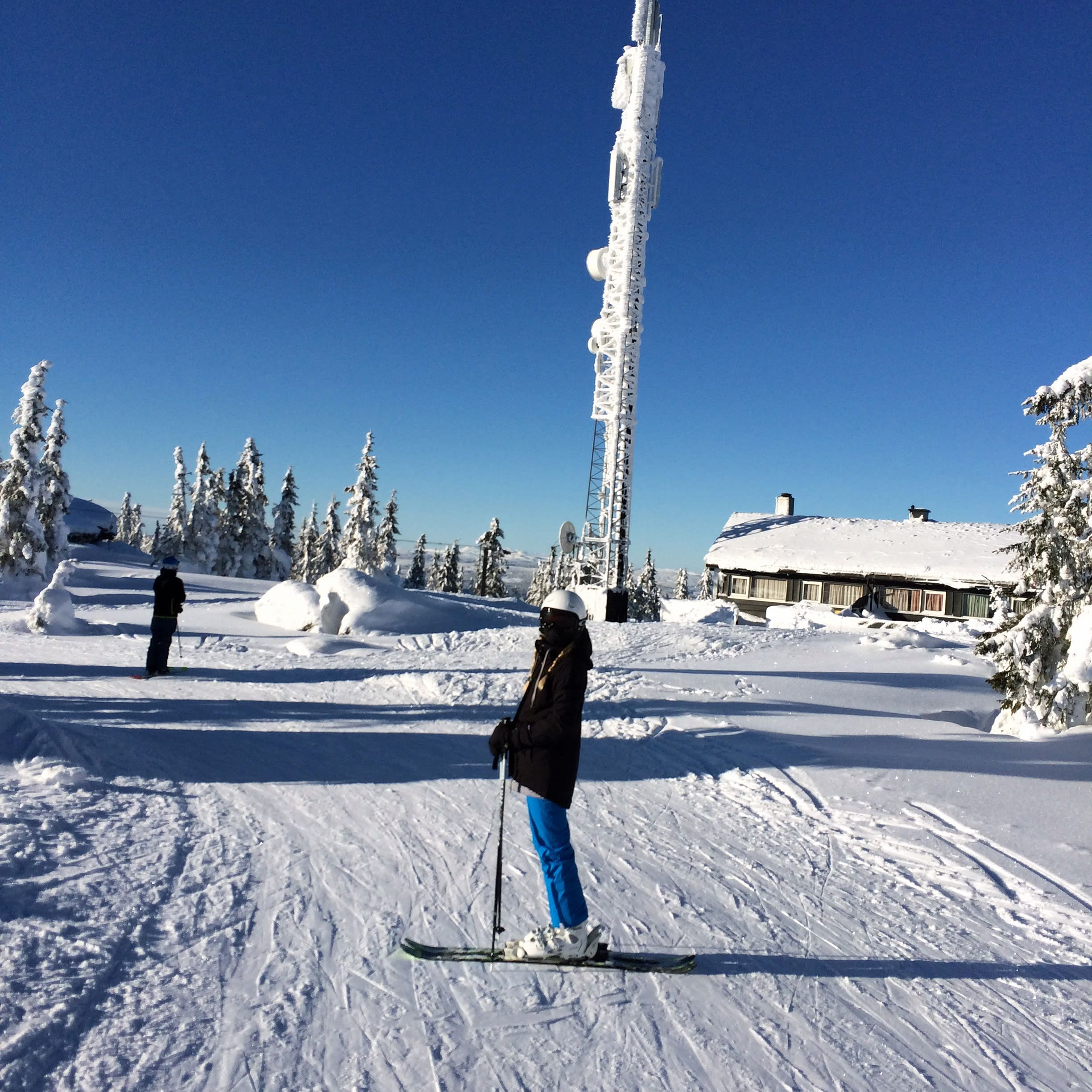 Kundene kan glede seg over 5G i mange alpinanlegg. Her fra Hafjell.