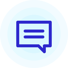 Ikon som illustrerer en melding på telefon eller PC