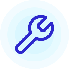 Ikon som illustrerer en fastnøkkel