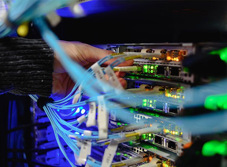 bilde av fiberkabler