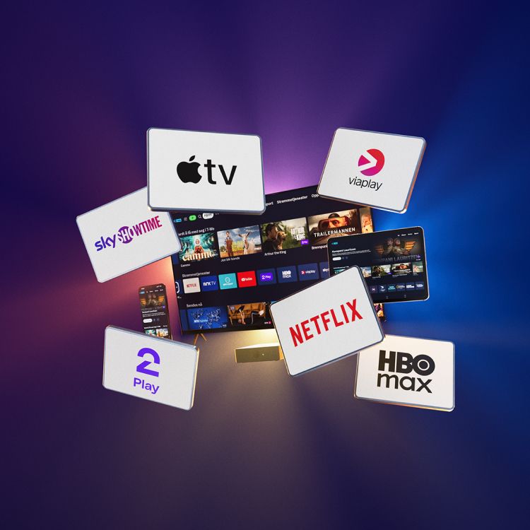 strømmetjenster i T-We fra Telenor