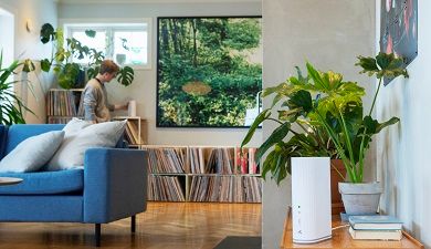 Plassering av forsterker i en stue - koble til wifi