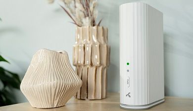 WiFi ruter 2 på en kommode - koble til wifi