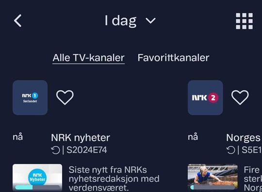 Brukerveiledning for TV-guide