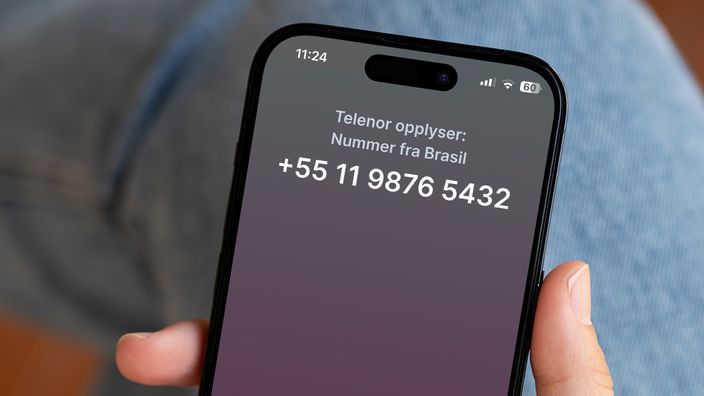 Ukjent nummer fra Brasil ringer deg, vi varsler deg