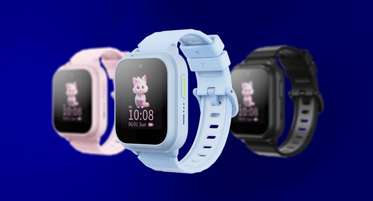 Den nye smartklokken ZTE K2 Pro til barn i rosa, lyseblå og sort