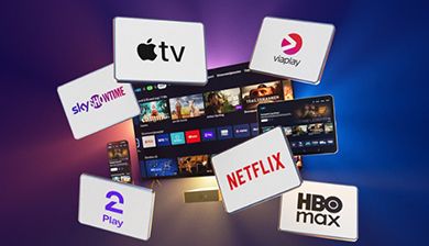 Strømmetjenester i T-We & Streaming