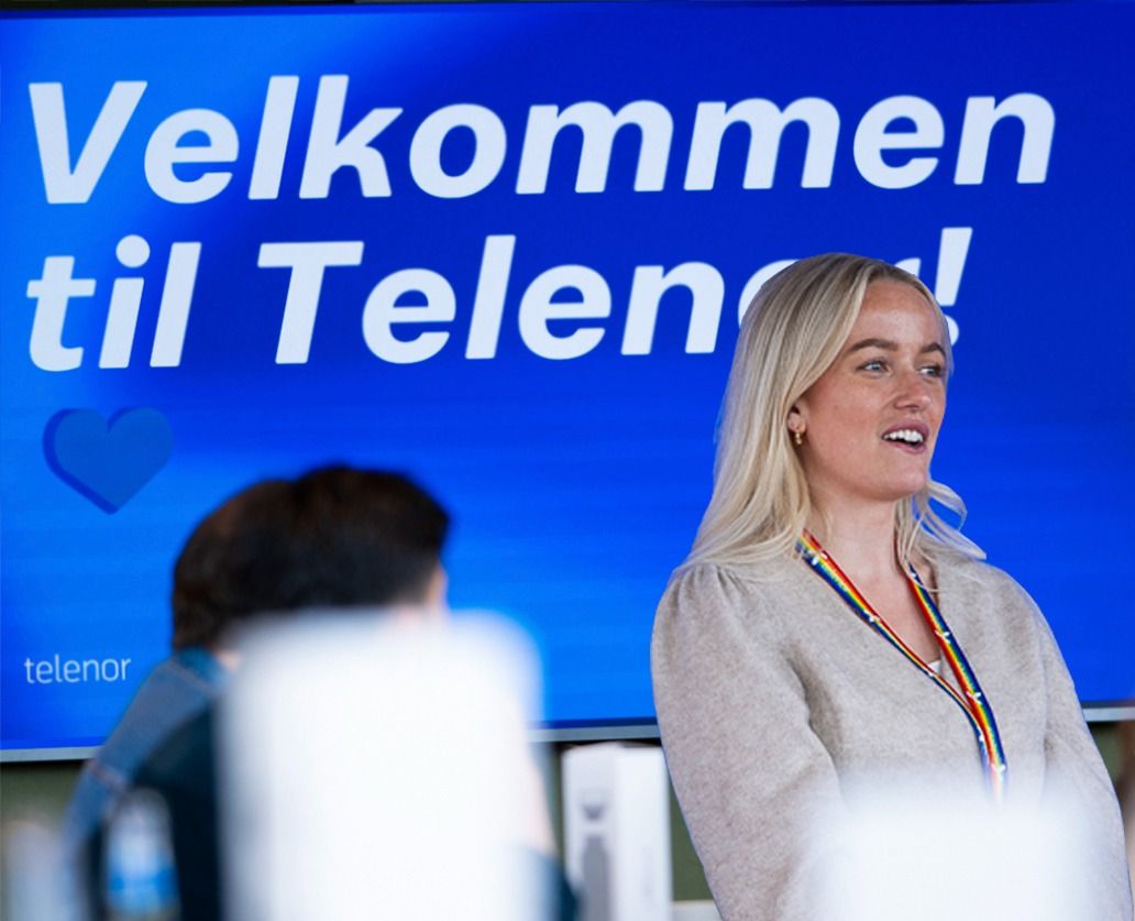 Sofie ønsker velkommen til Telenor