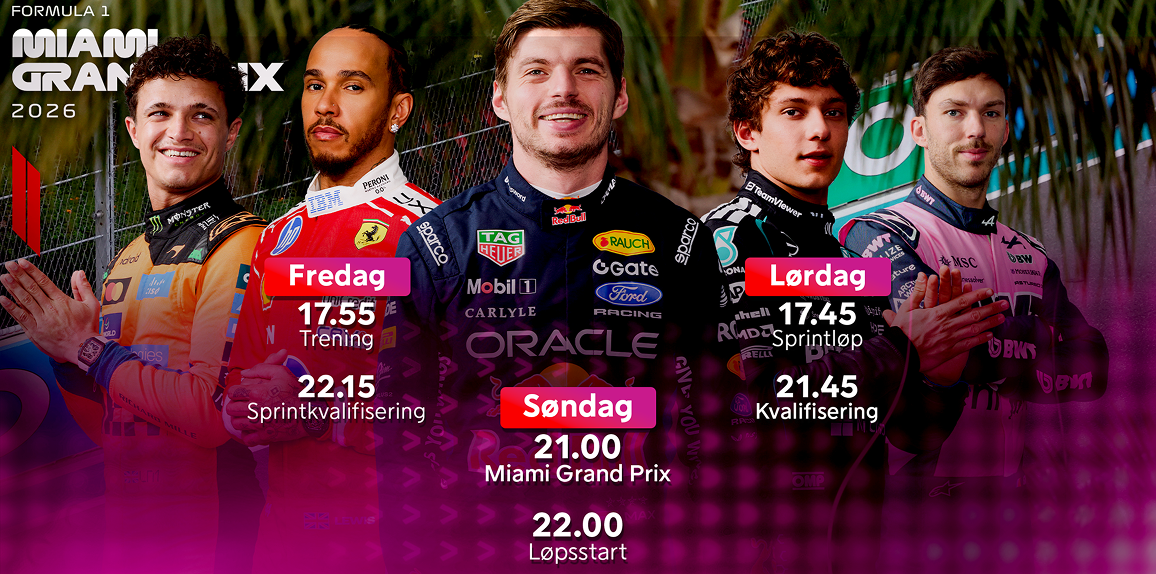 Formel 1 Miami Grand Prix 2026-tidsplan med førere