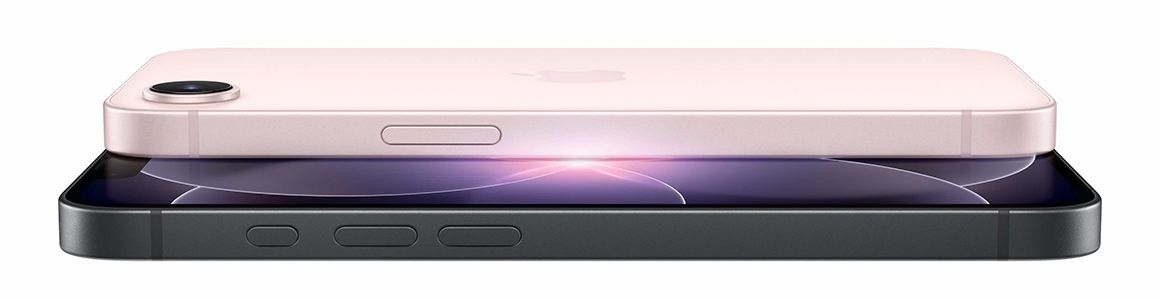 iphone 17e i fargene myk rosa og svart