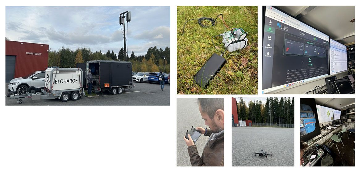 Mobil ladestasjon og droneteknologi