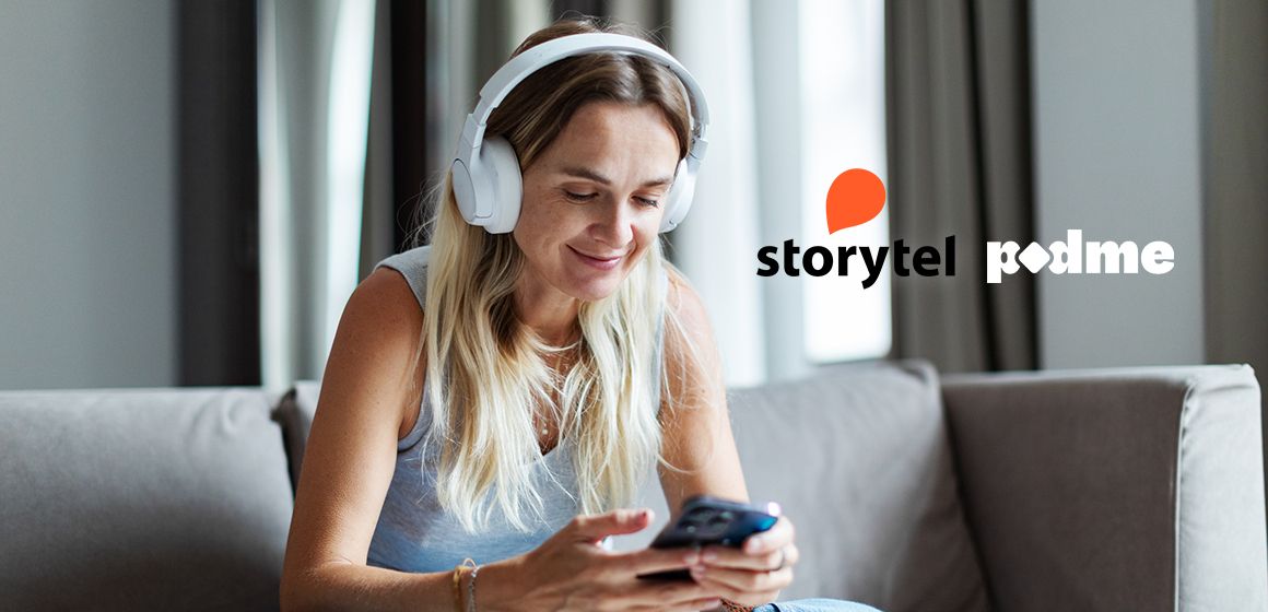 Noen hører med headsett. De lytter til Storytel og Podme, som er nye strømmetjenester i T-We & Streaming. 