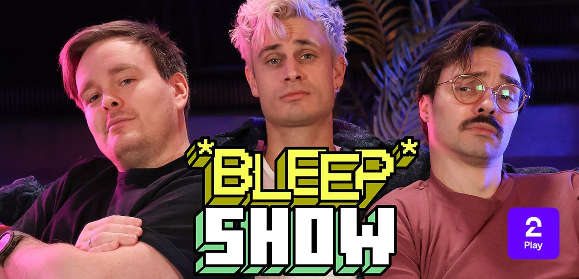 Bilde av programlederne i Bleep Show.
