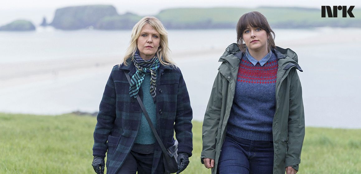 Bilde fra Shetland på NRK, en av årets påskekrim-serier.