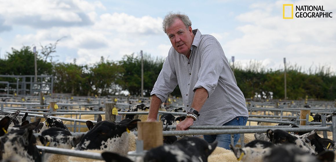 Jeremy Clarkson i Clarkson's Farm på National Geographic. 