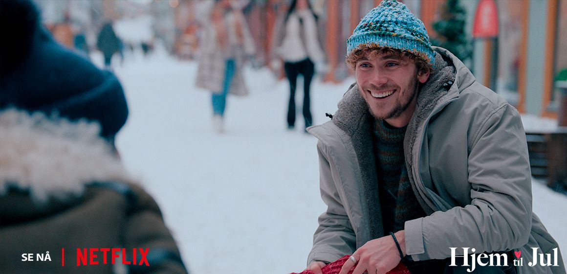 Bilde fra Hjem til jul på Netflix.