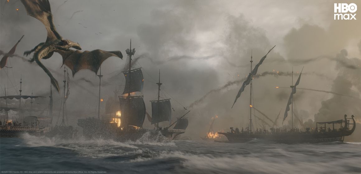 Bilde fra House of the Dragon på HBO Max.