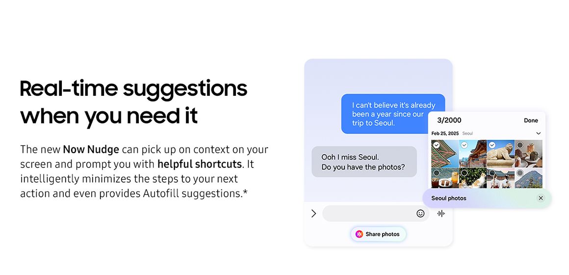Sanntidsforslag og snarveier for enklere bruk