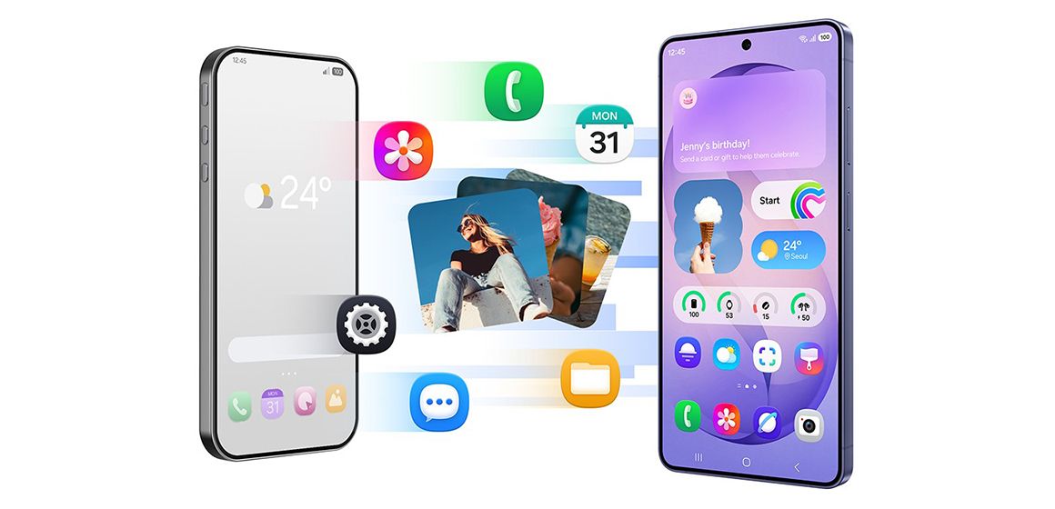 med smart switch fra samsung er det enkelt å bytte til en galaxy-mobil