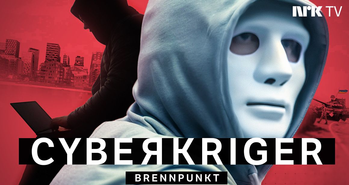 Bilde fra Brennpunkt: Cyberkriger på NRK TV.