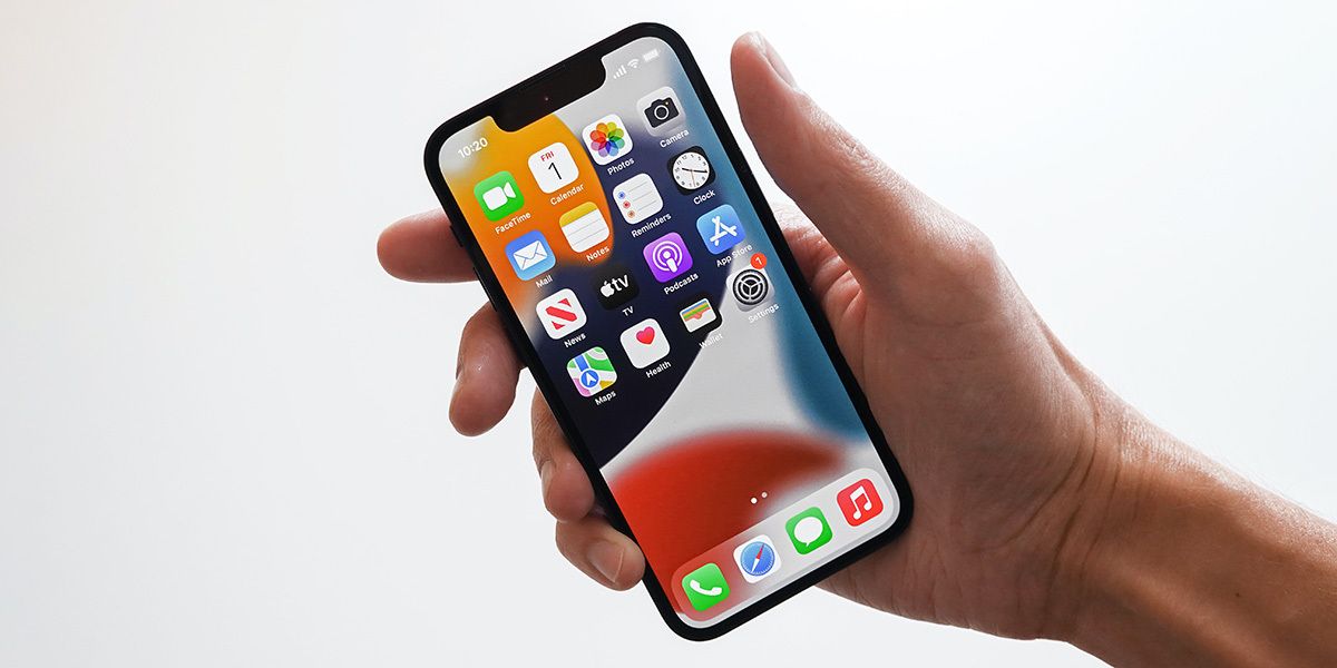 iPhone som scanner et dokument
