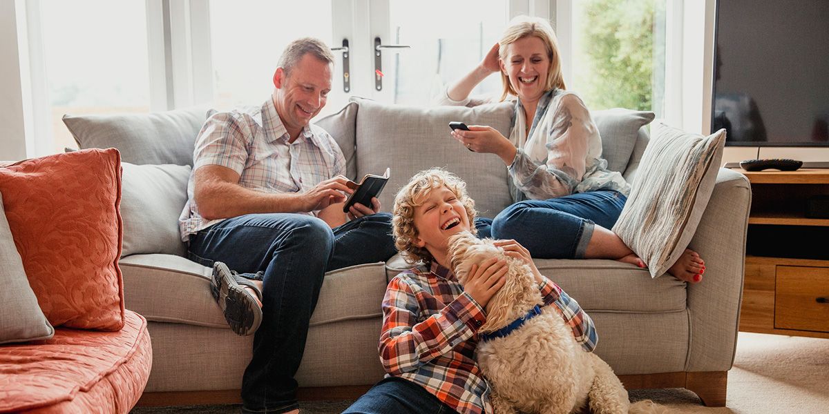 Famlie med mobilabonnement