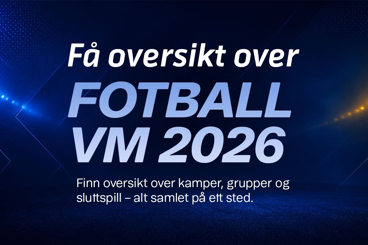 Få oversikt over Fotball-VM 2026 – finn kamper, grupper og sluttspill