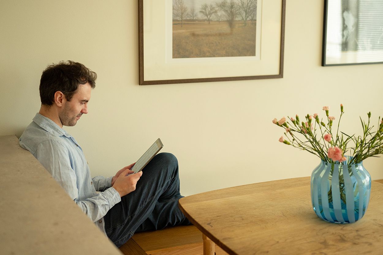 Christer, en person som kan spare penger ved å bruke T-We & Streaming.