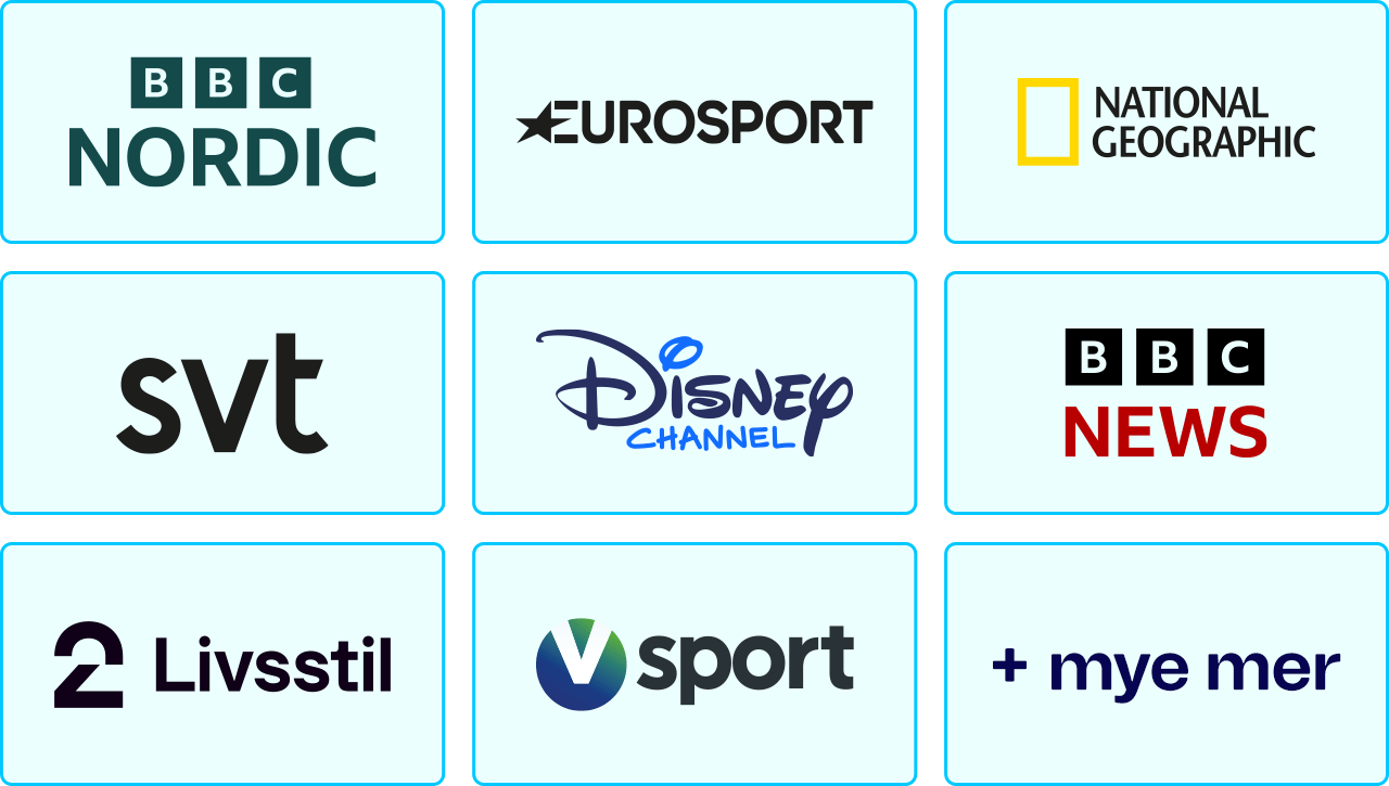 TV-kanaler og strømmetjenester hos Telenor