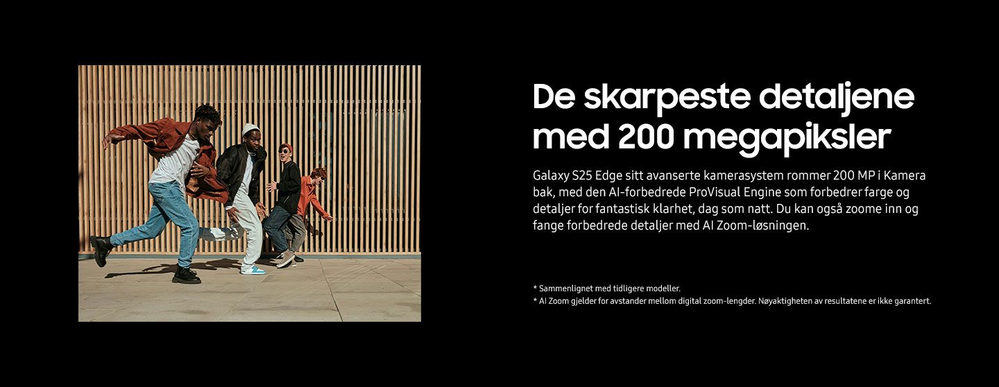 galaxy s25 edge har kamera med 200 megapiksler