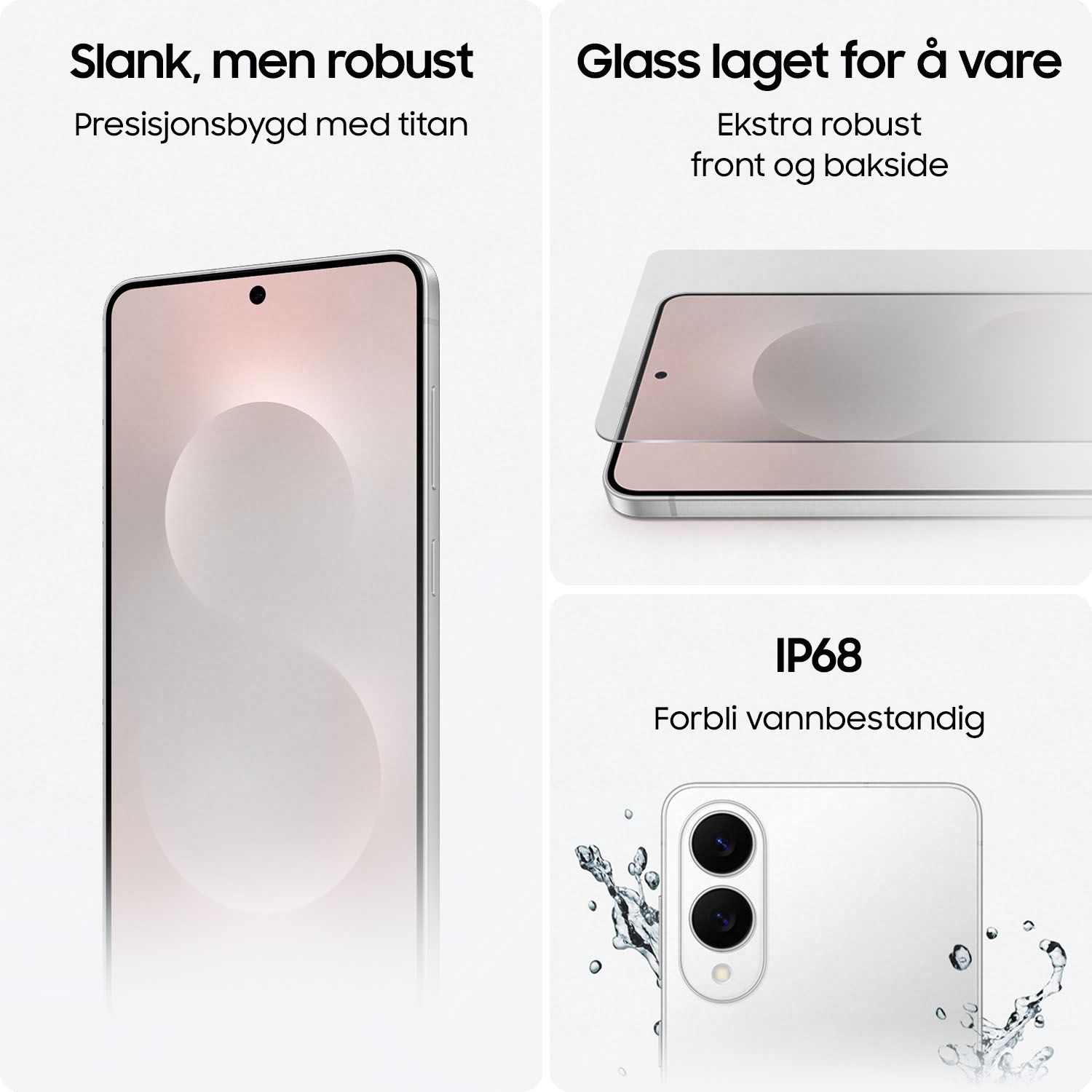 galaxy s25 edge er slank og robust