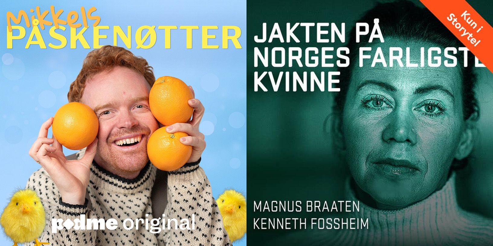Strømmetips til påsken: Lydbøker og podkaster i Podme og Storytel.