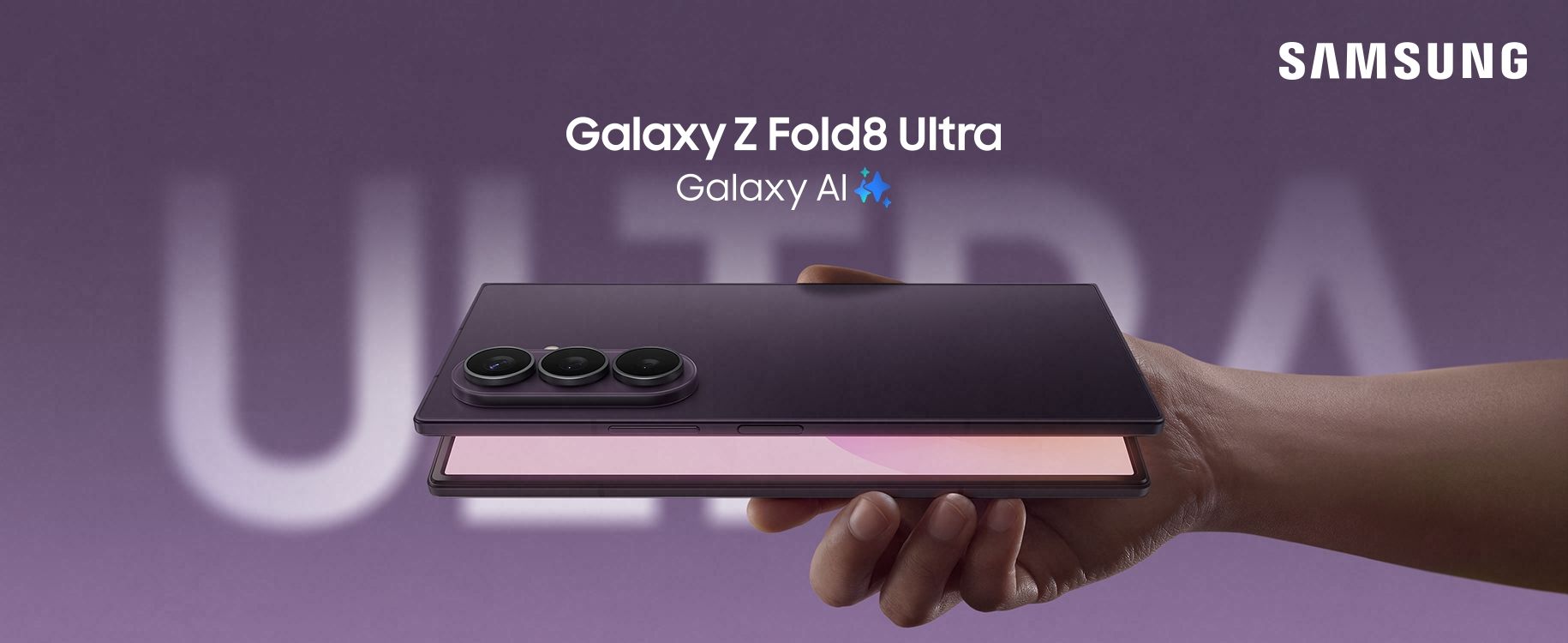 Galaxy Z Fold8 Ultra med Galaxy AI, nyeste fra Samsung