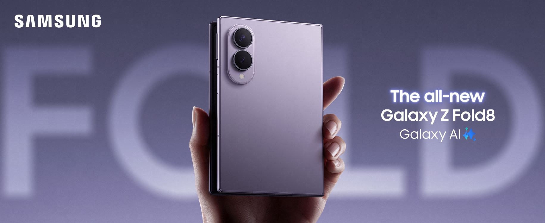 den helt nye galaxy z fold8 med galaxy ai