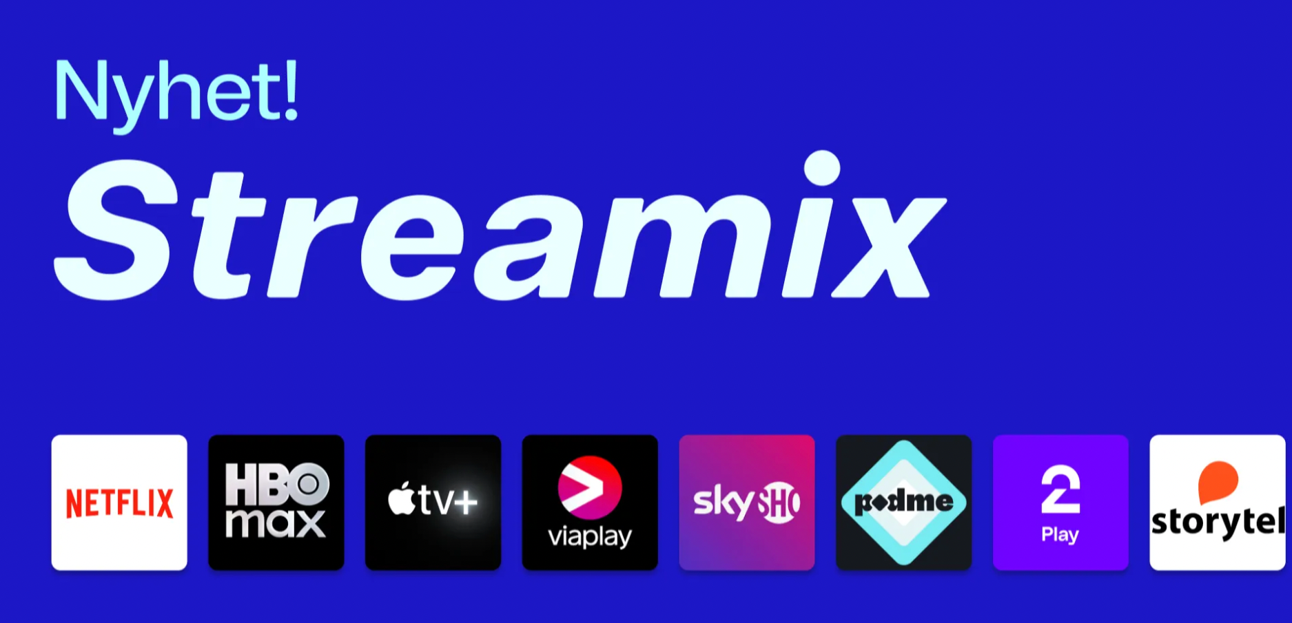 Streamingtjenester samlet i "Streamix" med Netflix, HBO Max, Viaplay og mer