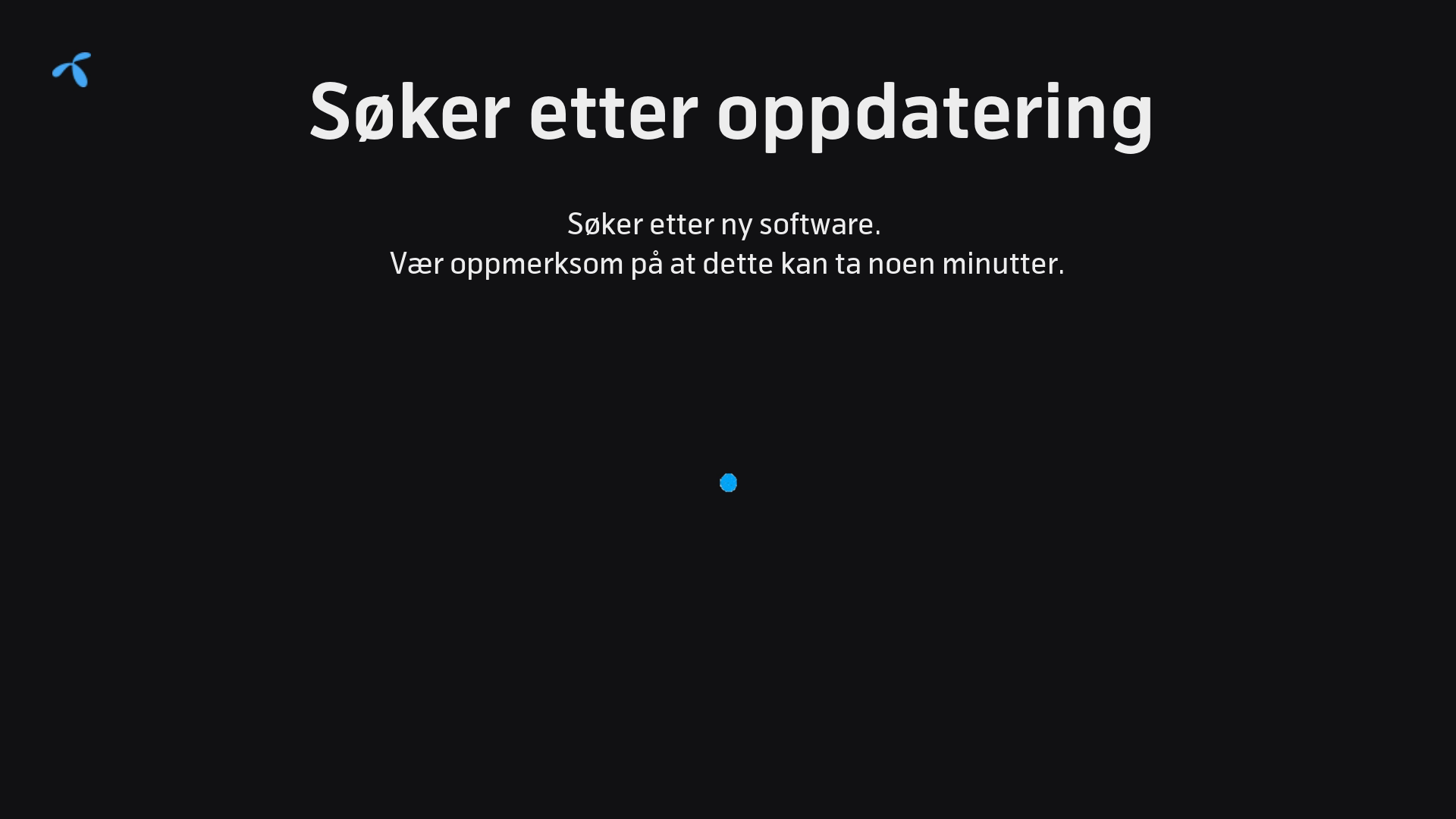 Søker etter oppdatering
