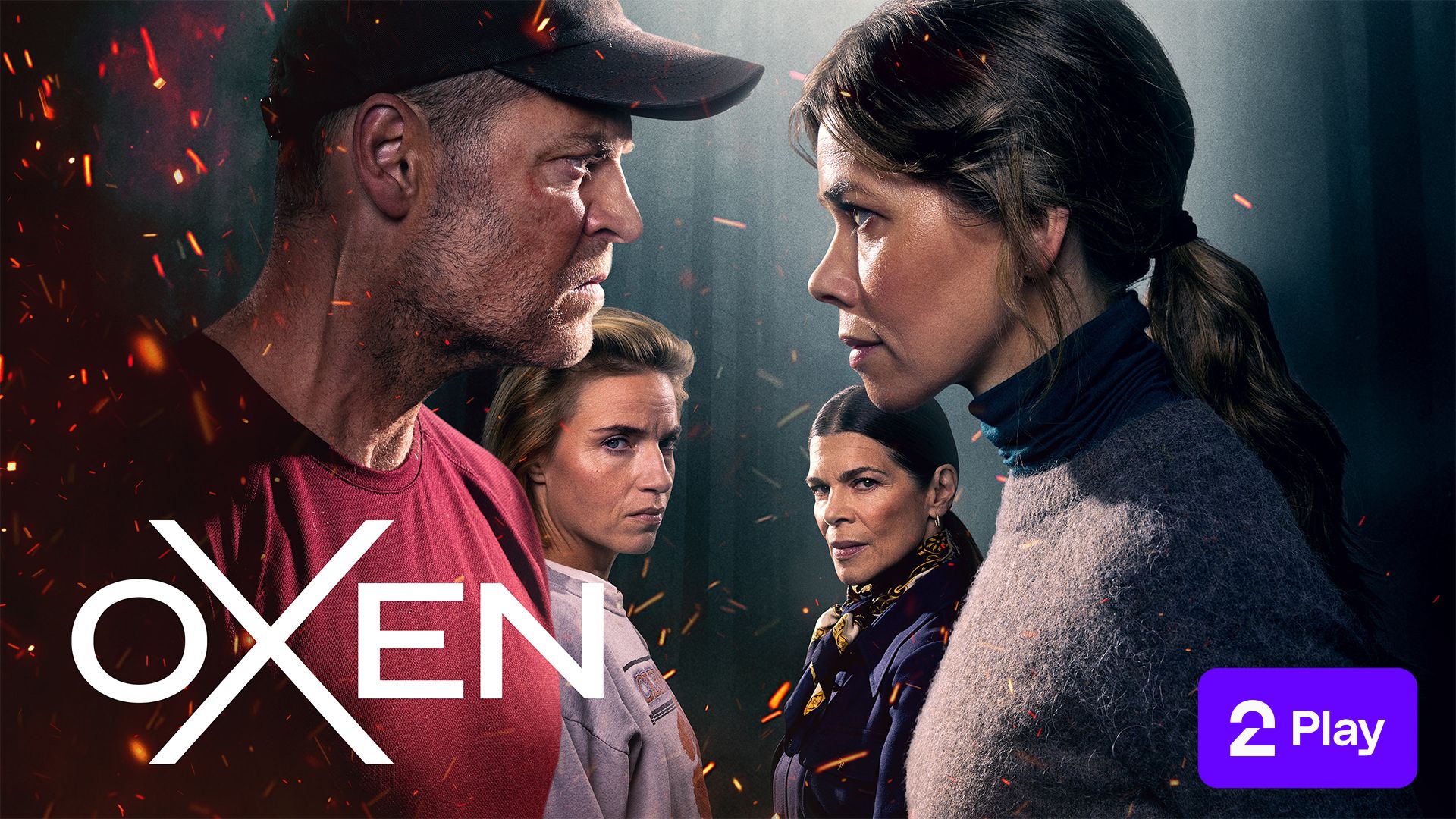 Bilde fra Oxen på TV 2 Play, en av flere krimserier vi digger nå.
