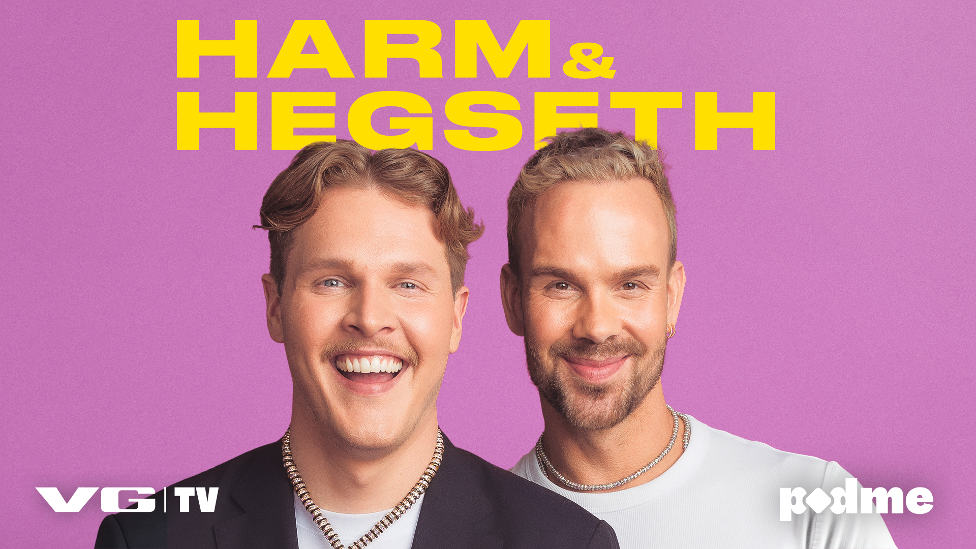 Bilde av Harm og Hegseth på Podme, en av flere podkaster og lydbøker.