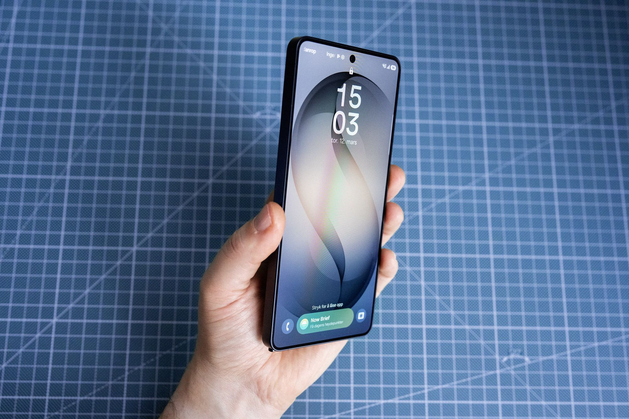 Test av Samsung Galaxy S26 Ultra, her uten Privacy Display aktivert