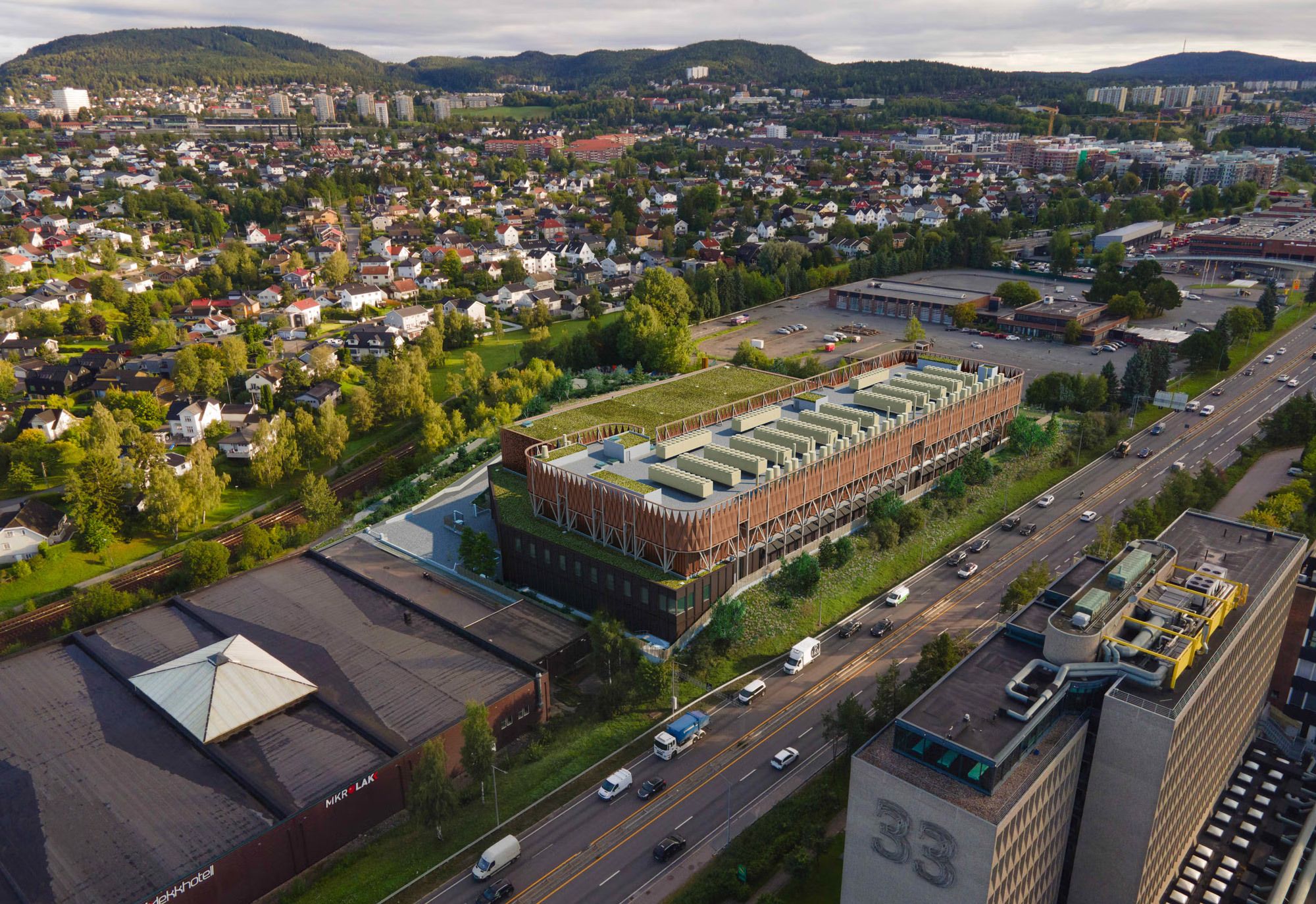 Skygards kommende datasenter ved Hovinbyen