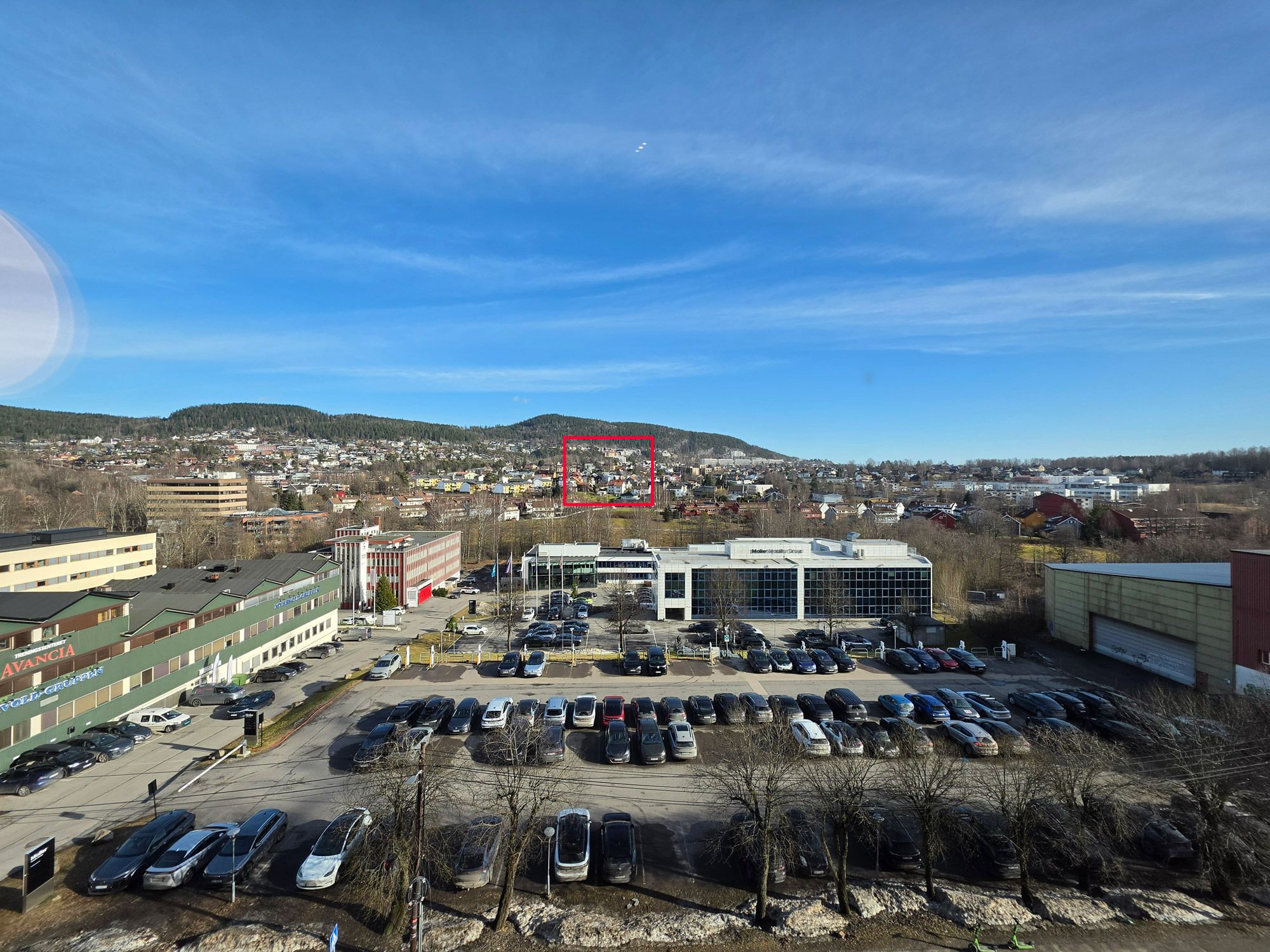 Test av Samsung Galaxy S26 Ultra, her et makrobilde fra utsikt