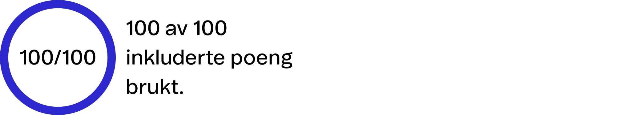 Poengsirkel full