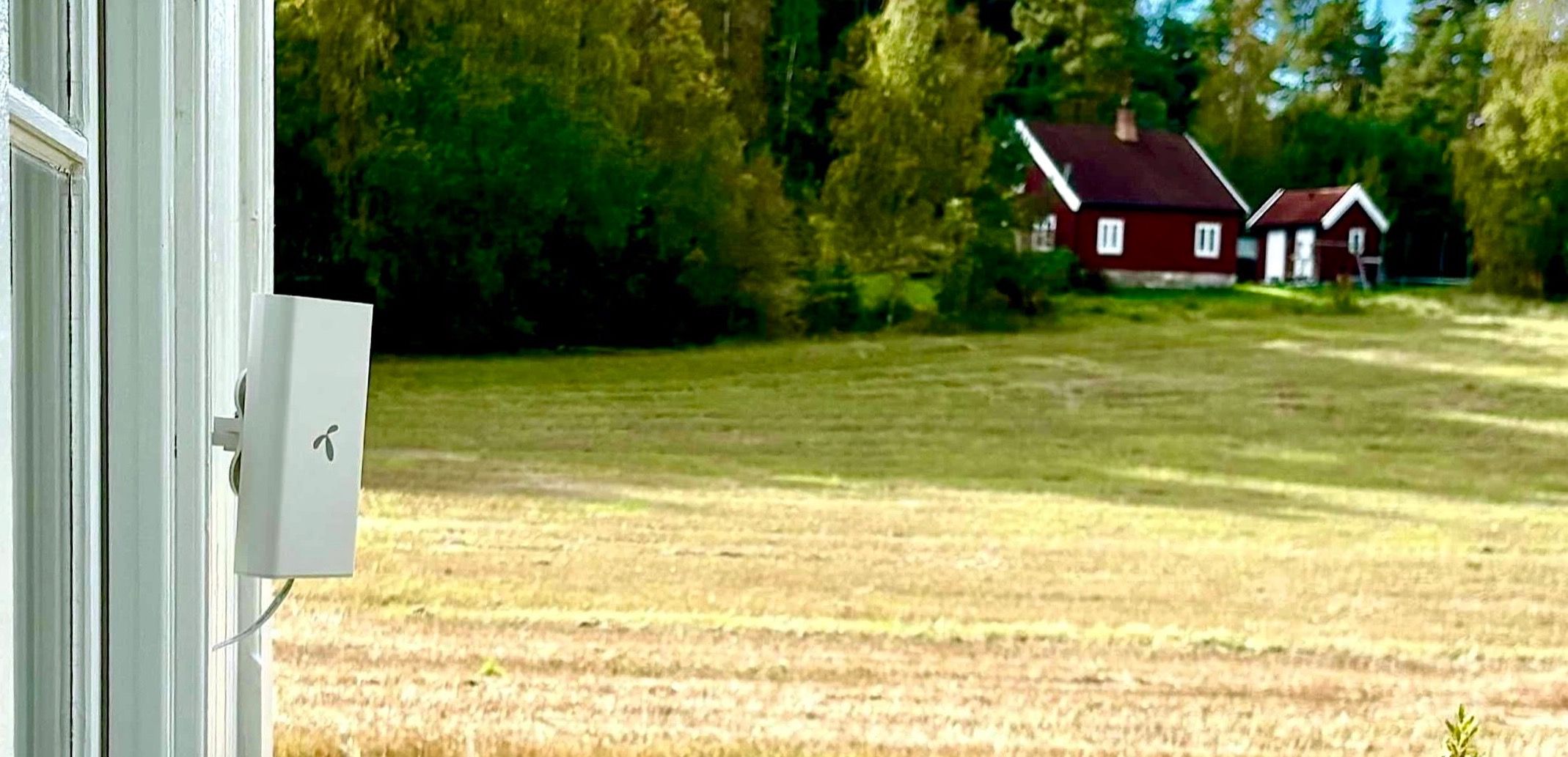 Hytte med TBB-antenne