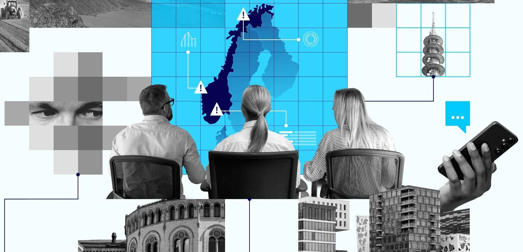 Dame som tar bilde av seg selv med telefon