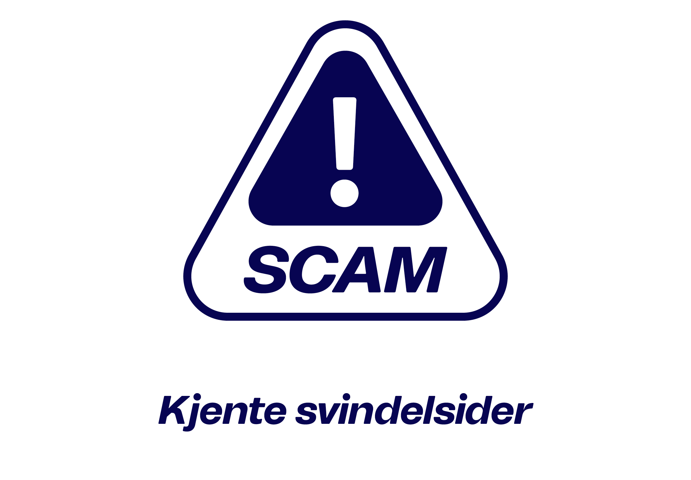 Advarselsskilt med bilde av insekt og teksten "Skadevare"